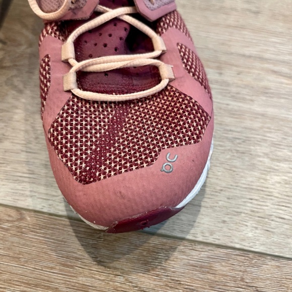 Women's On Cloud 2.0 Swiss Engineering Dust Rose/Peach Running Shoes Size 7 - Picture 4 of 12